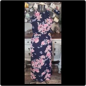 Old Navy sleeveless, colorful, maxi dress size S